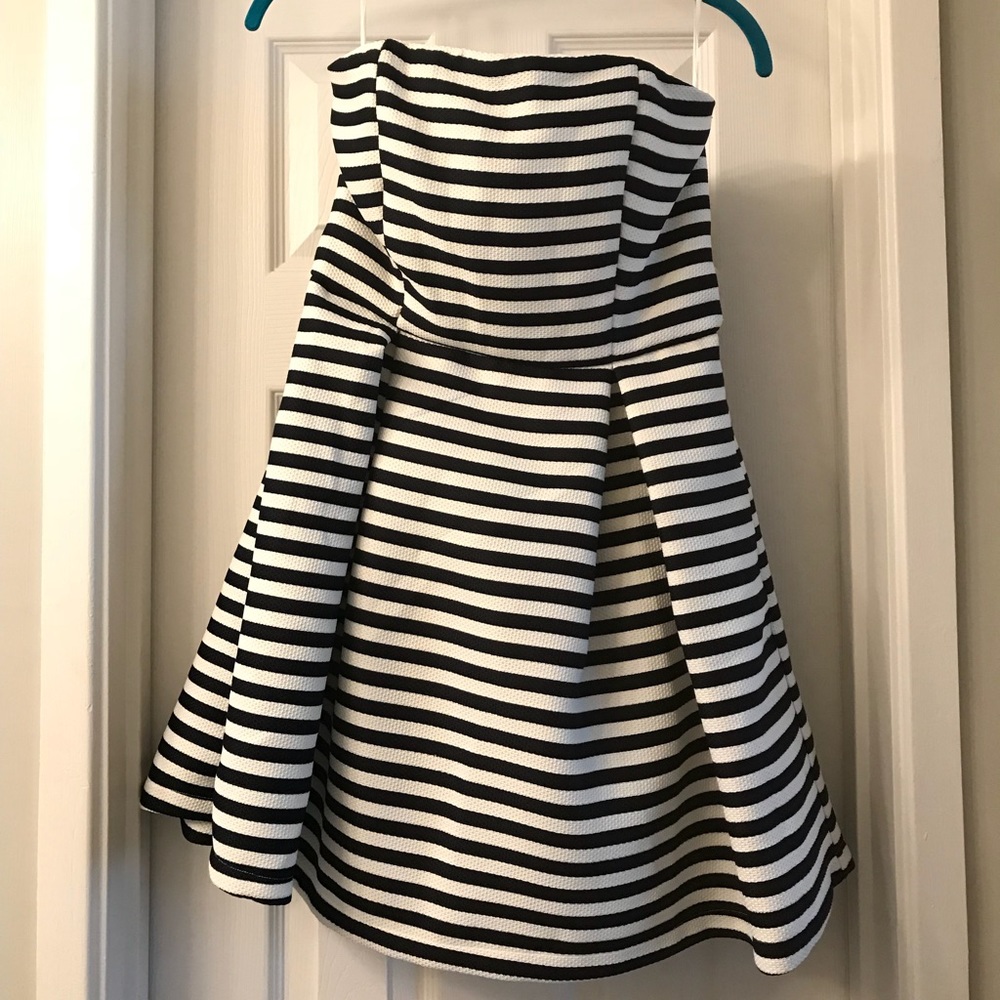 Black and White Stripped dress